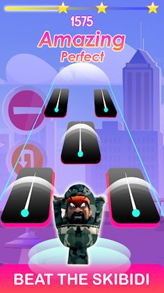 Skibidi TV Man Hop Tiles Mix - Screenshot 3