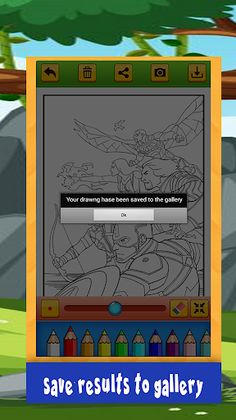 Heroes Super Coloring Book - Screenshot 2