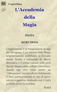 LibroGame - L'Accademia della  - Screenshot 1