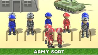 Army sort 3D! Glitter Color - Screenshot 2