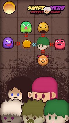 Swipe hero:puzzle game - Screenshot 1