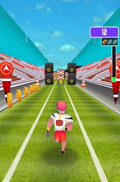 Touchdown Race: Running Soccer - Screenshot 1
