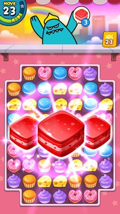 Match 3 Puzzle: SweetMonster - Screenshot 1