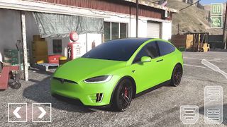 Racing Tesla Model X Simulator - Screenshot 1