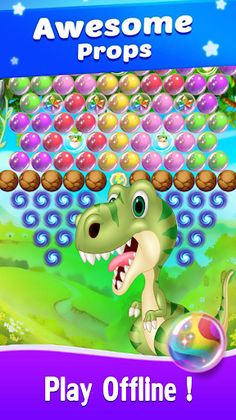 Dino Bubble Shooter Primitive - Screenshot 4