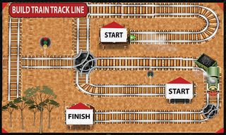Train Track Line Maze - Screenshot 2
