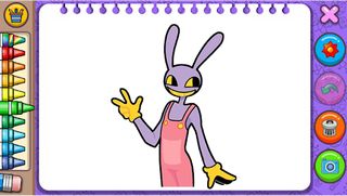 Jax Digital Circus Coloring - Screenshot 1