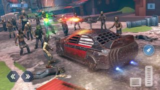 Zombie Shooter Car Battle Game - Screenshot 1