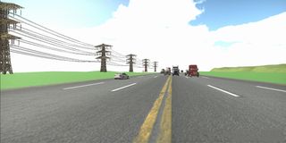 Cross the road 3D : both VR &  - Screenshot 3