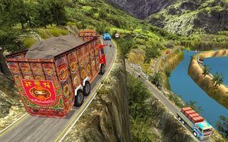 Hill Cargo Truck Driving Game - Screenshot 2