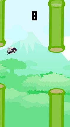 Flappy Ninja Bamboo - Screenshot 3