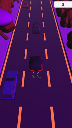 Neon Rider: neon traffic racer - Screenshot 4