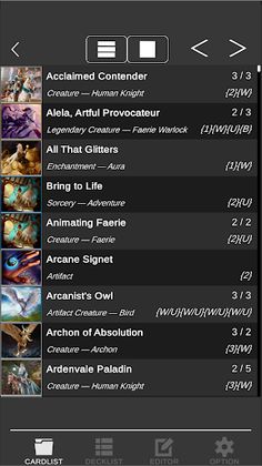 MTG Builder - Screenshot 2