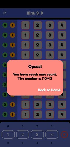 Secret Code Game - Screenshot 3