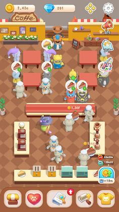 Animal Snack Bar: Food Tycoon - Screenshot 1