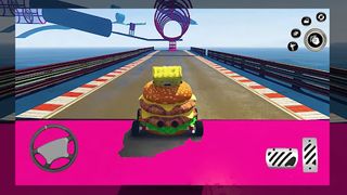 Sponge Mega ramp Roadster Car - Screenshot 2