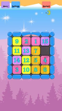 Sliding Numbers Puzzle - Magic - Screenshot 2
