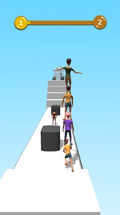 Head Shoulder Stack Run - Screenshot 2