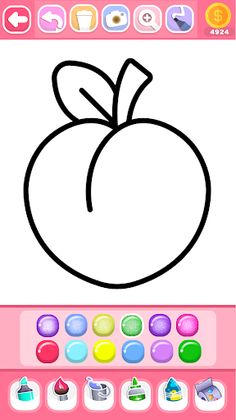 Fruits Coloring Game & Drawing - Screenshot 3