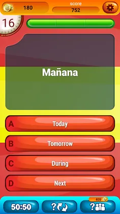 Spanish Vocabulary Quiz Game - Screenshot 3