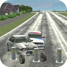 Bollard Crash : Physics Sim - Screenshot 1