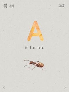 Watercolor ABC Flashcards - Screenshot 4