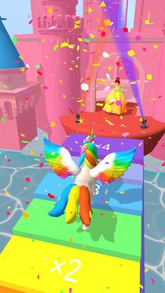 Unicorn Run 3D - Screenshot 3