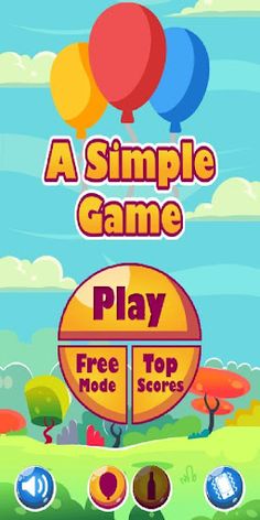 A Simple Game - Balloon explod - Screenshot 1