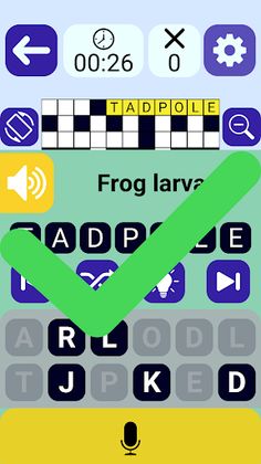Word Speaking Vocal Crossword - Screenshot 4