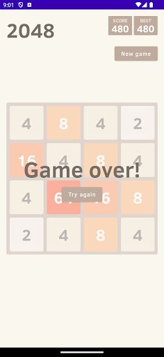 Game 2048 - Screenshot 2