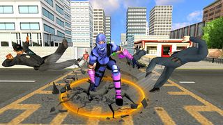 Flying Ninja Hero Crime Chase - Screenshot 2