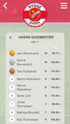RyggeQuizen - Screenshot 3