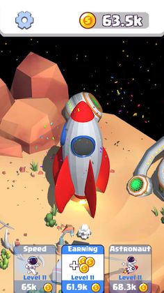 Idle Space Launch 3D - Screenshot 3