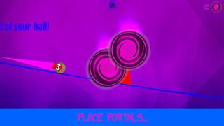 Rolly Portals: Rolling ball 2D - Screenshot 1