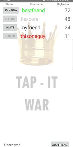 Tap It War - play a motion bas - Screenshot 3