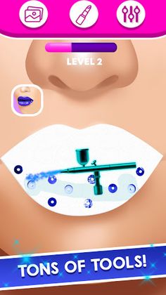 Lip Art Makeup Beauty Game - Screenshot 4