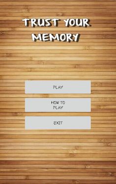 Trust Your Memory - Screenshot 1