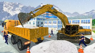 Heavy Snow Excavator Sim 3D - Screenshot 2