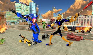 Cat Game-Monster Robot Fly Car - Screenshot 1