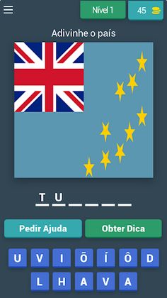 adivinhação de bandeiras - Screenshot 1