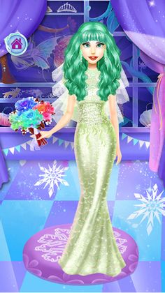 super princess wedding dressup - Screenshot 3