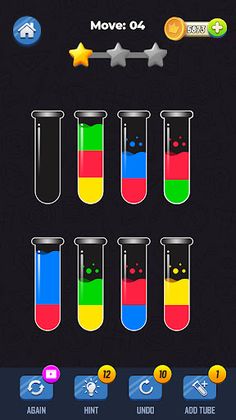 Water Color Sort 3D Puzzle - Screenshot 4