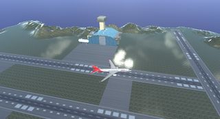 Flight Simulatorمحاكي طيران - Screenshot 1