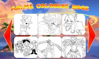 Super Anime Coloring Game - Screenshot 1