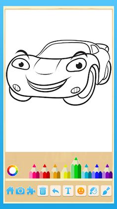 Car Coloring : Game - Screenshot 1
