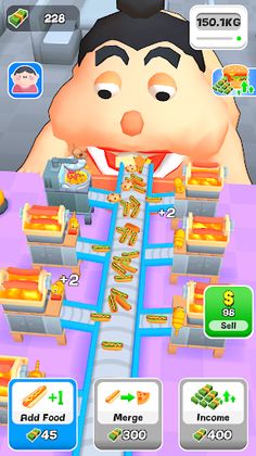 Food Frenzy - Hungry King - Screenshot 1