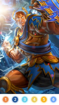 Odin & Thor Color by Number - Screenshot 1