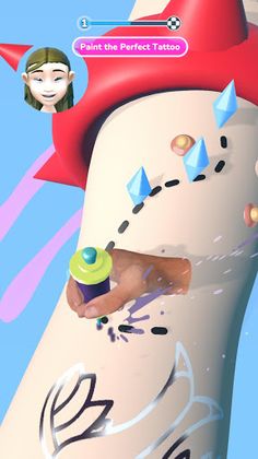 Tattoo Runner - 3D - Screenshot 2