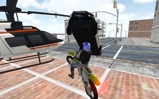Motocross Racing Cop Game - Screenshot 1