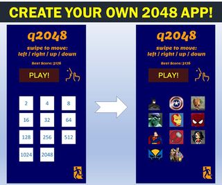 q2048 - Screenshot 1